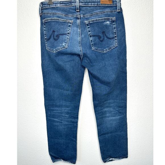 AG-ED Adriano Medium Light Wash Prima Crop Cigarette Leg Jeans 30 - Picture 7 of 16